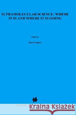 Supramolecular Science: Where It Is and Where It Is Going Ungaro, Rocco 9780792356561 Springer Netherlands