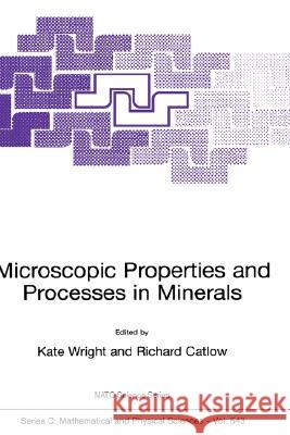 Microscopic Properties and Processes in Minerals Wright                                   Kate Wright C. R. Catlow 9780792359814 Kluwer Academic Publishers