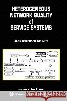 Heterogeneous Network Quality of Service Systems Jens Burkhard Schmitt Jens B. Schmidt Jens Burkhar 9780792374107 Kluwer Academic Publishers
