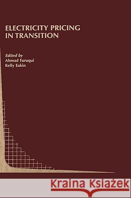 Electricity Pricing in Transition Ahmad Faruqui Faruqui                                  Ahmad Faruqui 9780792376002 Kluwer Academic Publishers