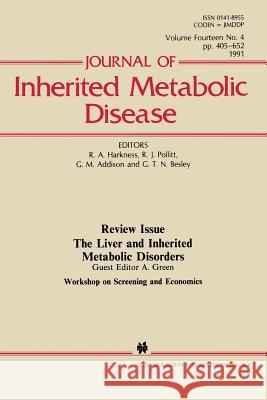 Journal of Inherited Metabolic Disease Henry Green A. Green 9780792389828 Kluwer Academic Publishers