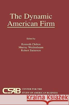 The Dynamic American Firm Kenneth Chilton Murray L. Weidenbaum Robert Batterson 9780792396628