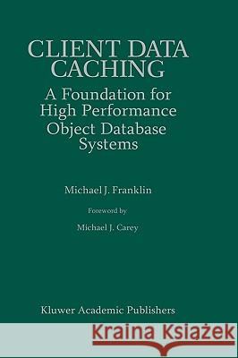 Client Data Caching: A Foundation for High Performance Object Database Systems Franklin, Michael J. 9780792397014