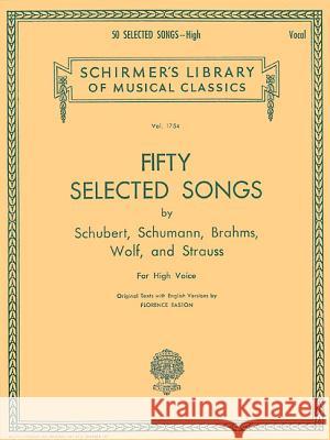50 Selected Songs Hal Leonard Publishing Corporation 9780793551767 Hal Leonard Corporation