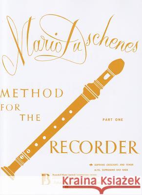 Method for the Recorder - Part 1 Duschenes Mario 9780793578559 Associated