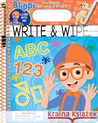 Blippi: Write and Wipe Editors of Studio Fun International 9780794449315