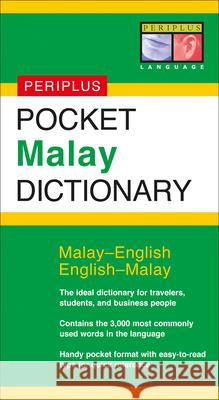 Pocket Malay Dictionary: Malay-English English-Malay Zuraidah Omar 9780794600570 Periplus Editions