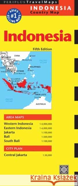 Indonesia Travel Map Fifth Edition  9780794607258 0