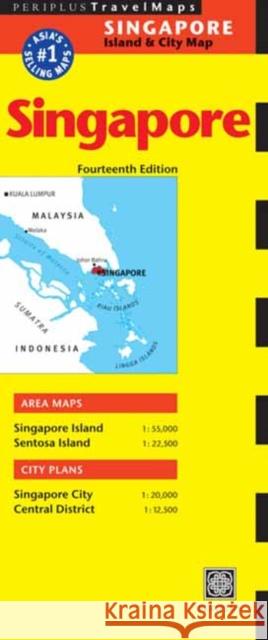 Singapore Travel Map Fourteenth Edition Periplus Editors 9780794608316 Periplus Editions