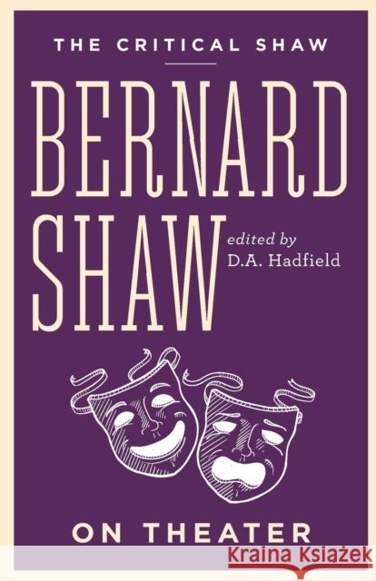 Bernard Shaw on Theater Shaw, George Bernard 9780795348976 Rosettabooks