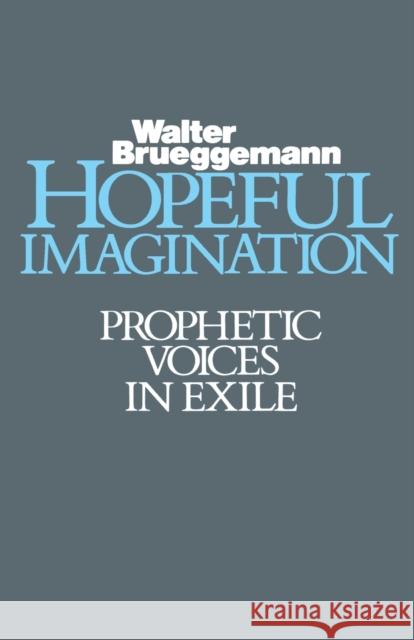 Hopeful Imagination Brueggemann, Walter 9780800619251 Augsburg Fortress Publishers