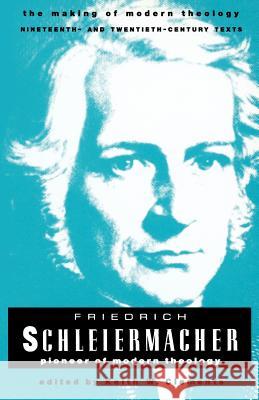 Schleiermacher Friedrich Keith Clements John W. D 9780800634018 Augsburg Fortress Publishers