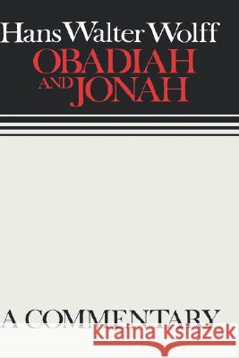 Obadiah and Jonah: Continental Commentaries Kohl, Margaret 9780800695118