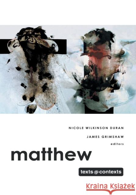 Matthew: Texts @ Contexts series Wilkinson Duran, Nicole 9780800699345 Fortress Press