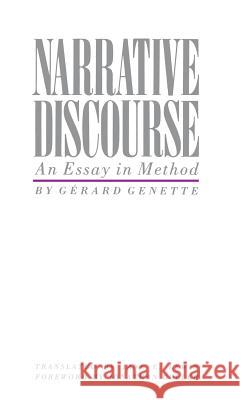 Narrative Discourse Gerard Genette 9780801410994 Cornell University Press