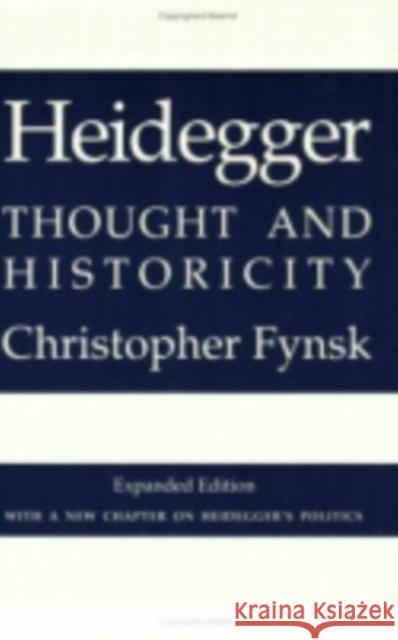 Heidegger: The Makings of Anthropology Christopher Fynsk 9780801418792 Cornell University Press