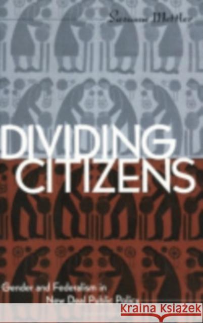 Dividing Citizens: Gender and Federalism in New Deal Public Policy Suzanne Mettler 9780801433290 Cornell University Press