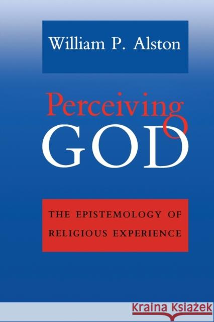 Perceiving God Alston, William P. 9780801481550