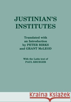 Justinian's Institutes Justinian 9780801494000 Cornell University Press