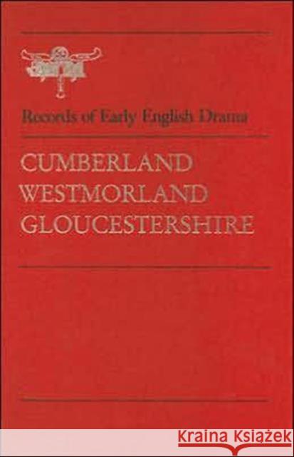 Cumberland / Westmoreland / Gloucestershire Audrey Douglas Peter Greenfield 9780802056696 University of Toronto Press