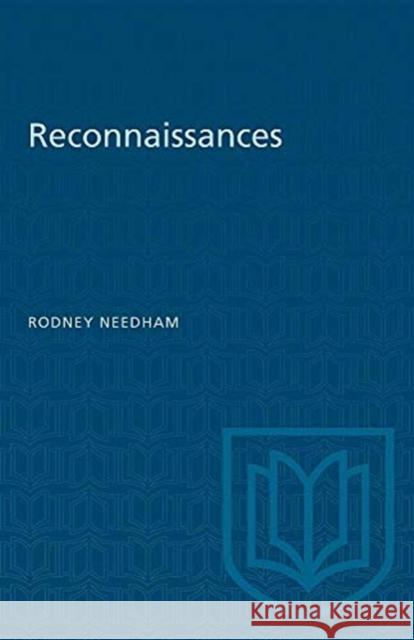 Reconnaissances Rodney Needham 9780802064042 University of Toronto Press