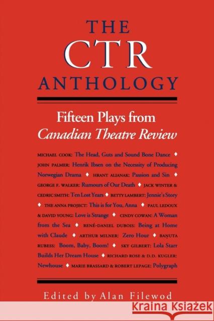 Ctr Anthology -OS Filewod, Alan 9780802068125 University of Toronto Press