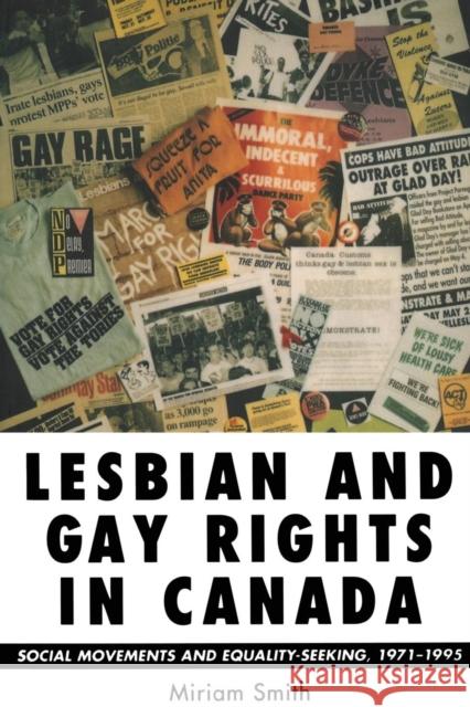 Lesbian & Gay Rights in Canada Smith, Miriam 9780802081971