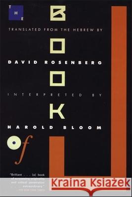 The Book of J David Rosenberg Harold Bloom 9780802141910