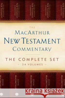 The MacArthur New Testament Commentary Set of 34 Volumes John MacArthur 9780802413475 Moody Publishers