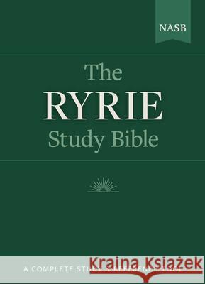 Ryrie Study Bible-NASB Charles C. Ryrie 9780802484680 Moody Publishers