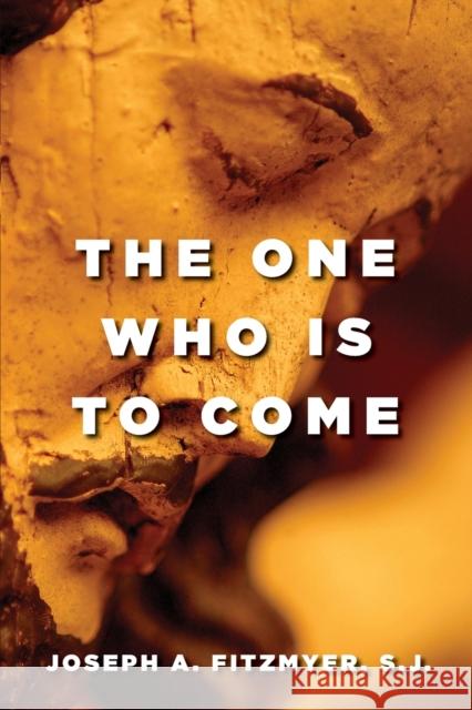 The One Who Is to Come Fitzmyer, Joseph A. 9780802840134 Wm. B. Eerdmans Publishing Company