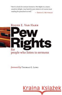 Pew Rights: For People Who Listen to Sermons van Harn 9780802847843 BERTRAMS