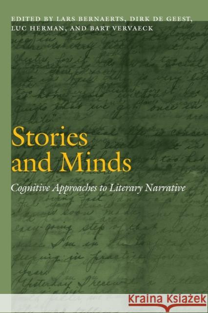 Stories and Minds: Cognitive Approaches to Literary Narrative Bernaerts, Lars 9780803244818