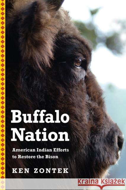 Buffalo Nation: American Indian Efforts to Restore the Bison Zontek, Ken 9780803299221 Bison Books