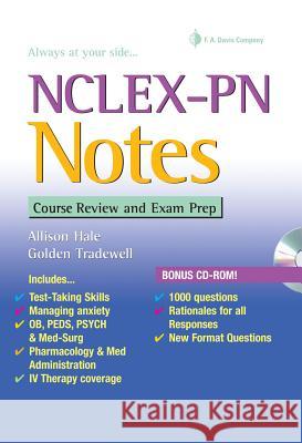 Nclex-PN Notes: Course Review and Exam Prep Hale 9780803621237 F. A. Davis Company