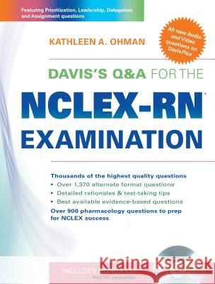 Davis's Q&A for the NCLEX-RN (R) Examination Ohman 9780803621879 F. A. Davis Company