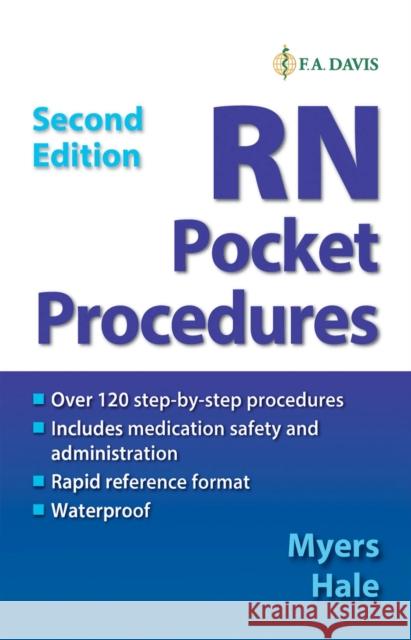 RN Pocket Procedures Ehren Myers Allison Hale 9780803675063 F. A. Davis Company