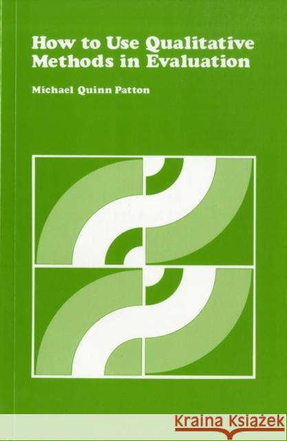 How to Use Qualitative Methods in Evaluation Michael Q. Patton 9780803931299 Sage Publications