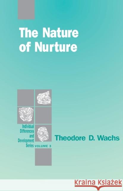 The Nature of Nurture  9780803943759 SAGE Publications Inc