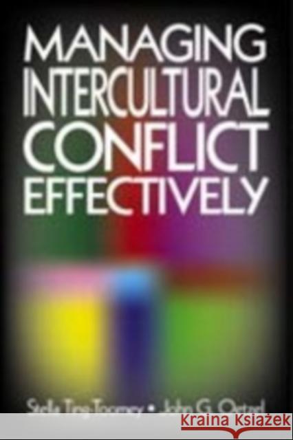 Managing Intercultural Conflict Effectively Stella Ting-Toomey John G. Oetzel 9780803948433 Sage Publications