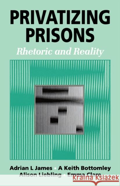Privatizing Prisons: Rhetoric and Reality Clare, Emma 9780803975491 SAGE PUBLICATIONS LTD