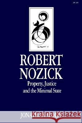 Robert Nozick Jonathan Wolff 9780804718561 Stanford University Press