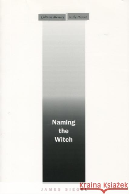 Naming the Witch James Siegel 9780804751957