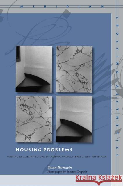 Housing Problems: Writing and Architecture in Goethe, Walpole, Freud, and Heidegger Bernstein, Susan 9780804758543 Stanford University Press