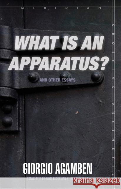 What Is an Apparatus?