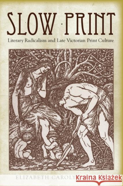 Slow Print: Literary Radicalism and Late Victorian Print Culture Miller, Elizabeth Carolyn 9780804784085
