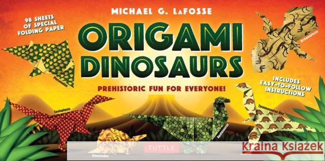 Origami Dinosaurs Kit: Prehistoric Fun for Everyone!: Kit Includes 2 Origami Books, 20 Fun Projects and 98 Origami Papers Lafosse, Michael G. 9780804847056