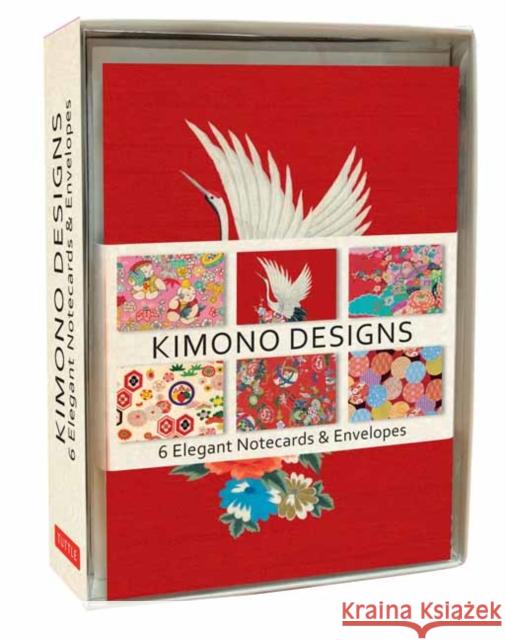 Kimono Note Cards: 6 Blank Note Cards & Envelopes (4 X 6 Inch Cards in a Box) Tuttle Studio 9780804850759