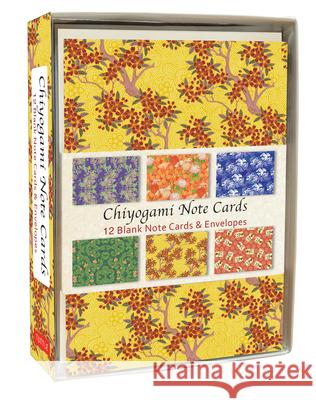 Chiyogami Note Cards: 12 Blank Note Cards & Envelopes (4 X 6 Inch Cards in a Box) Tuttle Editors 9780804851558 Tuttle Publishing