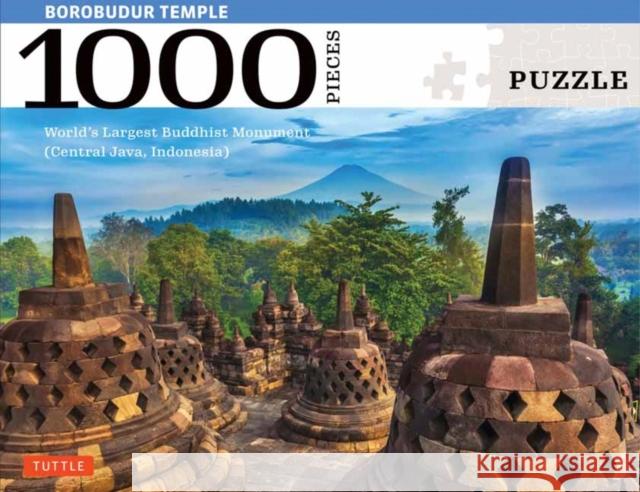 Borobudur Temple, Indonesia - 1000 Piece Jigsaw Puzzle: The World's Largest Buddhist Monument, a UNESCO World Heritage Site (Finished Size 29 In. X 20 Tuttle Publishing 9780804853422